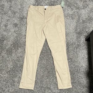H&M skinny fit tan khaki pants